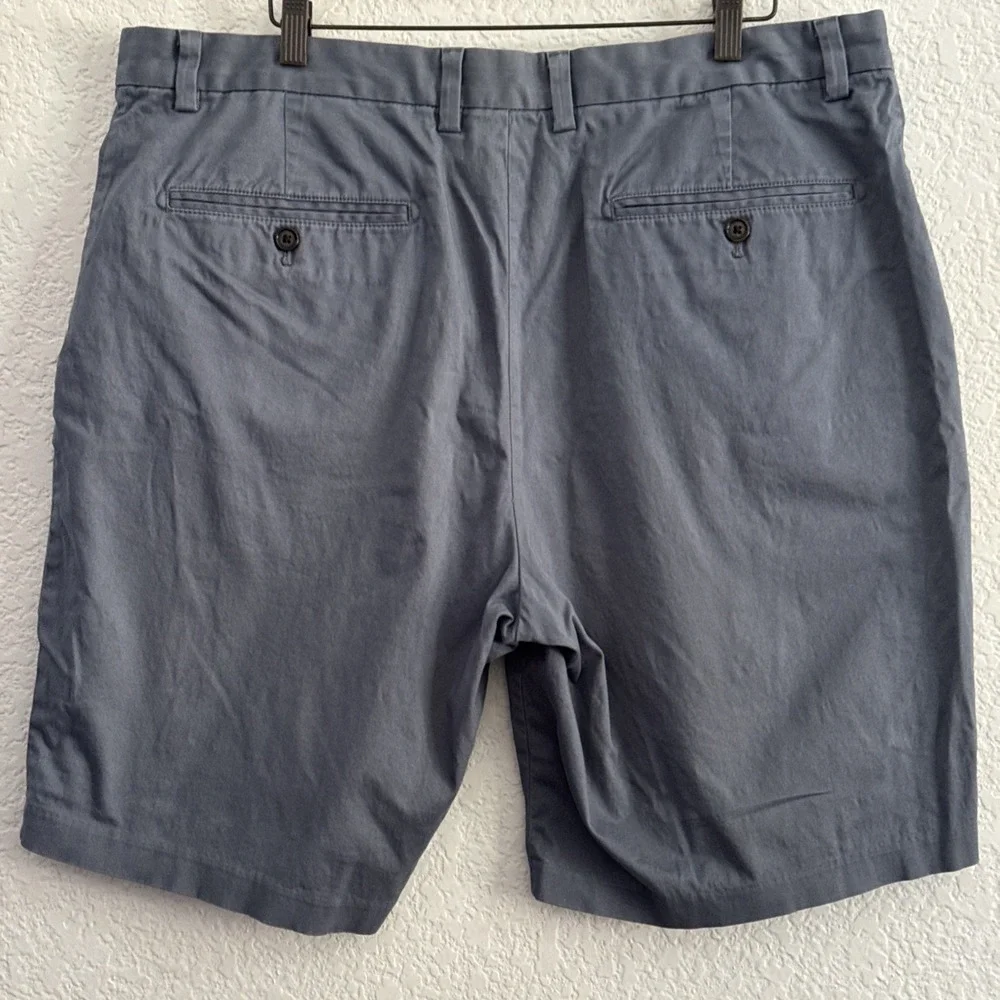 Banana Republic Aiden Chino Shorts Stormy Blue Mens 38 9.5